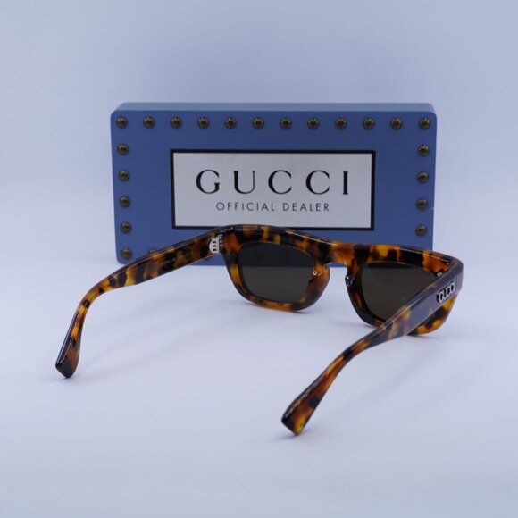 Gucci GG1777S 003 Square Sunglasses - Spotted Havana\\Brown main image 8
